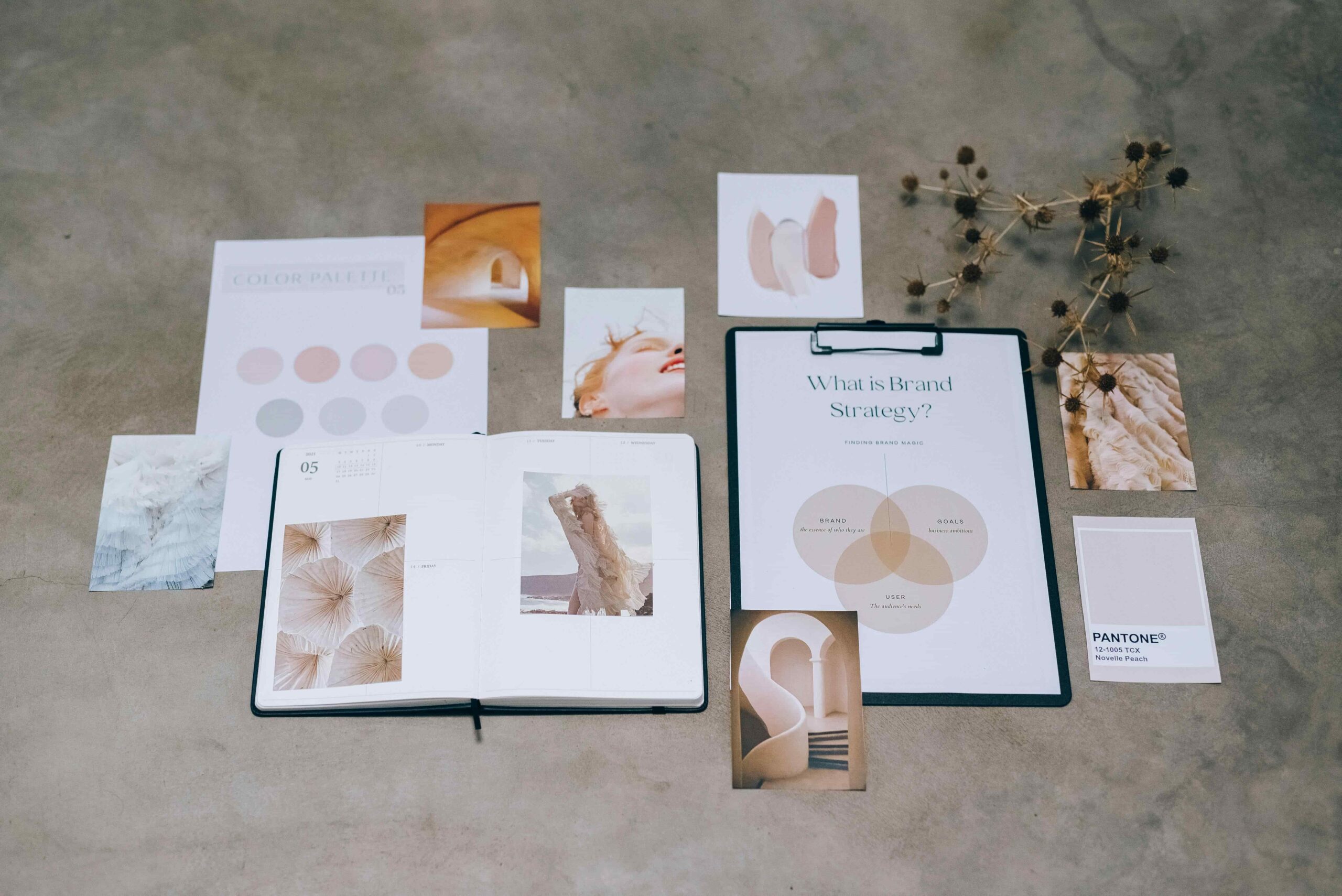 brand strategy moodboard